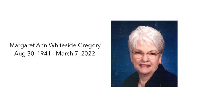 Margaret Ann Whiteside Gregory