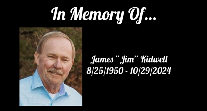 James (Jim) Ray Kidwell Obituary