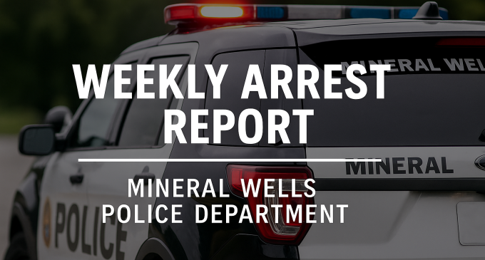 Mineral Wells Police Department Arrest Report