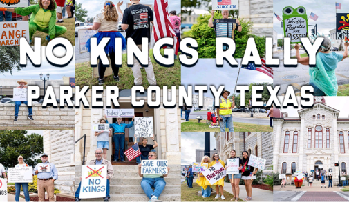 No Kings Rally reached into rural America with hundreds protesting at the Parker County Courthouse