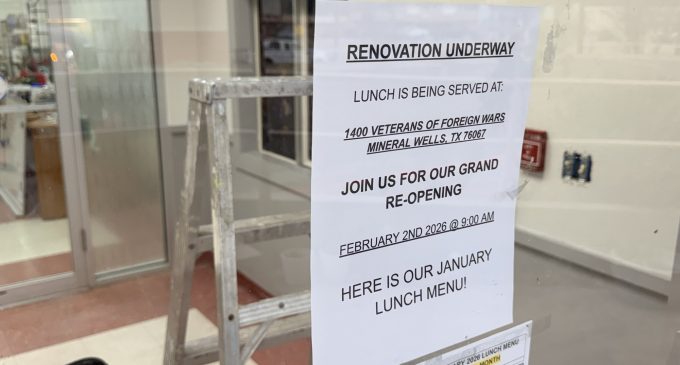 Mineral Wells Senior Center Gets a “Glow Up,” Keeping the Big Reveal Under Wraps