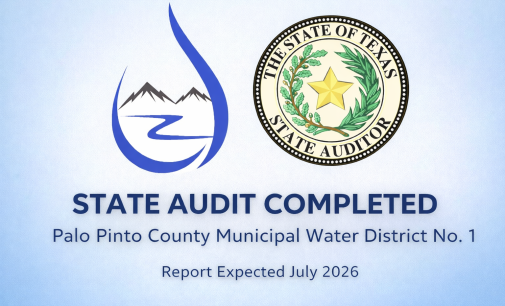 State Auditor Reviews Palo Pinto County Water District; Records Show Communications With Rep. Olcott’s Office
