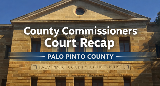 Palo Pinto County Commissioners approve burn ban, move tax foreclosure sales online; discuss election site improvements