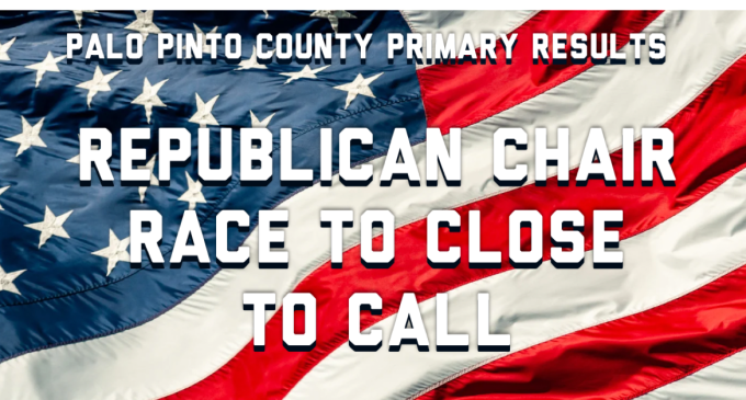 Republican Party Chair Race Too Close to Call in Palo Pinto County Primary