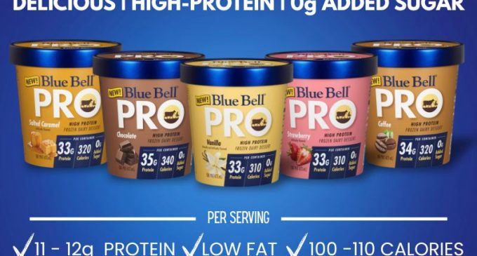 Blue Bell launches new protein-packed ice cream line