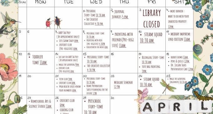 April Library Activities