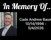 Cade Andrew Baum Obituary