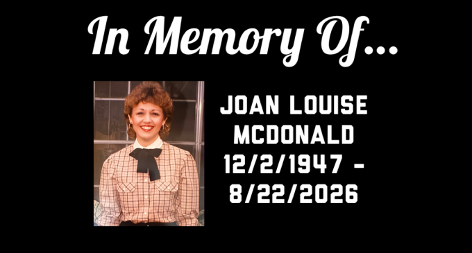 In Loving Memory of Joan Louise McDonald